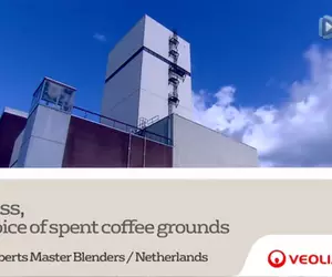 Veolia - Douwe Egberts biomass, the choice spent on coffee grounds Thumbnail