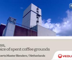 Veolia - Douwe Egberts biomass, the choice spent on coffee grounds Thumbnail